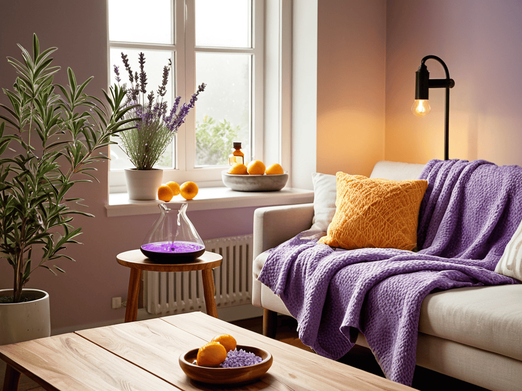 Aromatherapy for Mindful Living serene scene