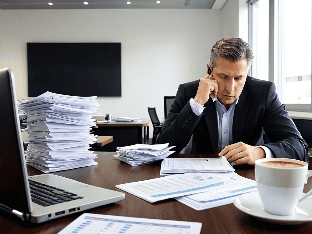 Business consulting expert at work