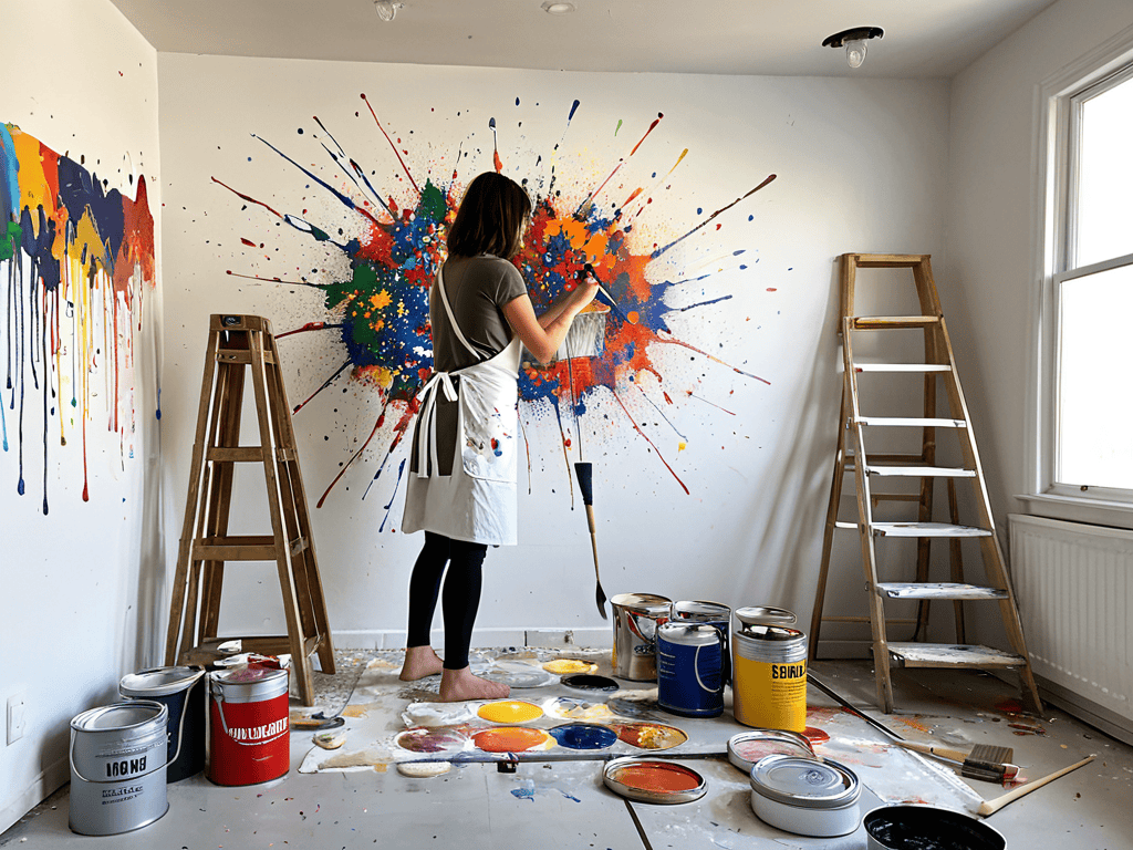 DIY wall murals for home decor