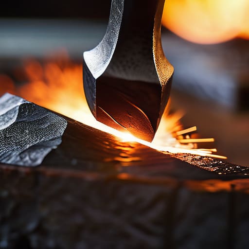 Traditional Blacksmithing Techniques and Forged Socket Chisel Construction.